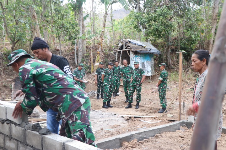 Pastikan Kesiapan TMMD ke-130, Dandim Tulungagung Dampingi Danrem 081/DSJ Tinjau Sejumlah Sasaran
